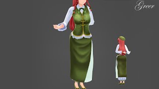 【东方MMD/改模配布】给红师傅换条裙子