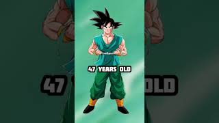 Z Fighters Ages at the End of Dragon Ball Z #dragonball #shorts