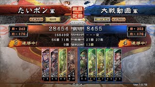 [三国志大戦]覇者の求心vs劉備の大徳