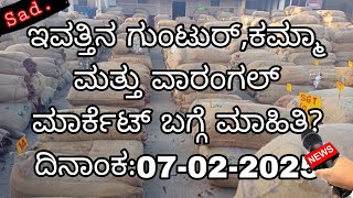 ಇವತ್ತಿನ ಗುಂಟುರ್, ಕಮ್ಮಾ ಮತ್ತು ವಾರಂಗಲ್ ಮಾರ್ಕೆಟ್ ನಲ್ಲಿ ಜರುಗಿದ ಮಾರ್ಕೆಟ್ ಬಗ್ಗೆ ಮಾಹಿತಿ? today's Guntur 👳🌶