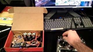 ArduPilotMega Hardware in the Loop with Scicoslab