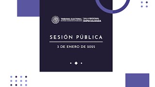 Sesión Pública 3 de enero de 2025