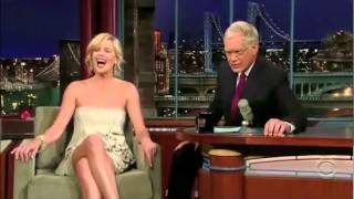 David Letterman interacting with his female guests: supercut