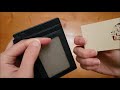 porta carte di credito in pelle con protezione rfid unboxing