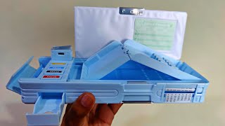 Latest 3D Bridge Pencil Case | Unboxing And Review | Calculator Geometry Box 🤩,Pencil Box 🥰 Calendar