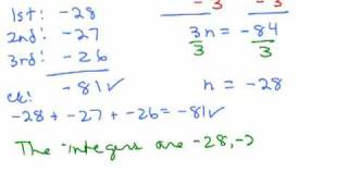 Consecutive Integer Problem - 1