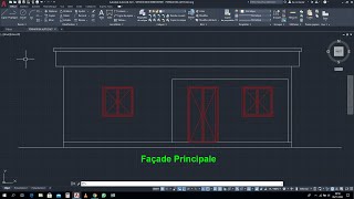 Formation AutoCAD pour Débutant #5 - Façade Principale