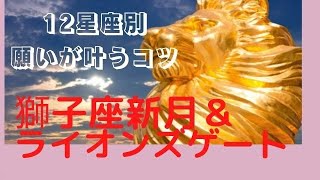 【獅子座新月の願いが叶う】12星座別の書き方＆夢が叶うコツ＆ライオンズゲートの過ごし方お話します！