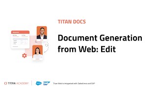 Titan Docs | Document Generation from Web: Edit