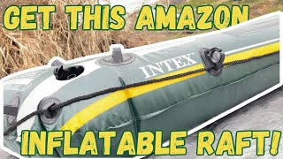 Tired of Shore Fishing? Get THIS Amazon Inflatable Raft!