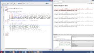 Beginner jQuery Tutorial 9 - Attribute Selectors