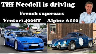 Tiff Needell is driving Renault ALPINE A110 and Venturi 400 GT in classic old top gear 1995