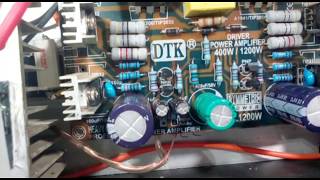 Modifikasi Power Amplifier DTK PD1200watt Mantaf