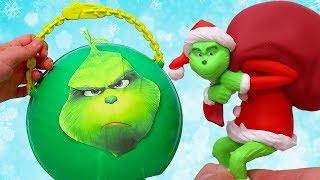 MYSTERY CUSTOM Ball Opening! THE GRINCH Toys and Dolls Activities for Children