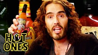 Russell Brand Achieves Enlightenment While Eating Spicy Wings | Hot Ones