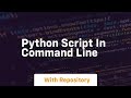 python script in command line