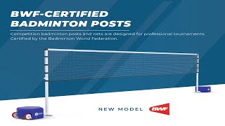 BWF-Certified Badminton Posts \u0026 Nets S27229