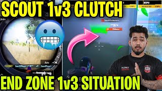 SCOUT 1v3 CLUTCH 🥵 *pov END ZONE 1v3 SITUATION 🔥✅