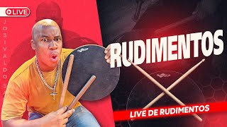 LIVE DE RUDIMENTOS | Chegou a hora de dominar os Rudimentos! Segunda-feira, 17/02, às 21h15.