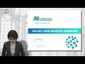 【irtv 4476】ai cross／コロナ関連需要の寄与により売上高は通期で過去最高を実現