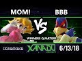 S@X 254 SSBM - BBB (Falco) Vs. MOM! (Peach) - Smash Melee Winners Quarters