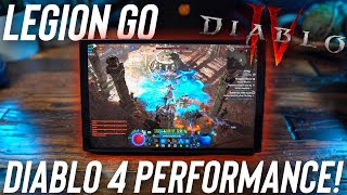 Legion Go - Diablo 4 Performance! 1200P Sweet Spot!