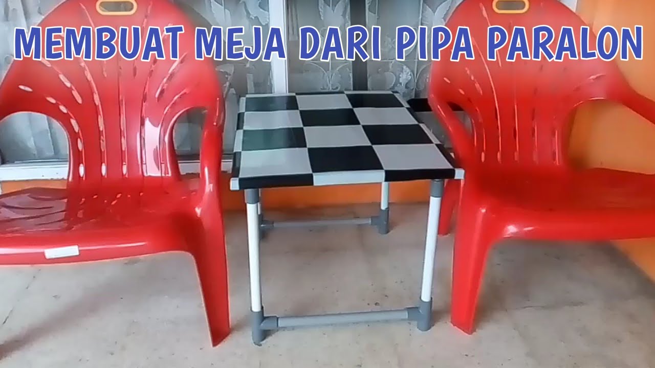 Cara Membuat Meja Dari Pipa Paralon/PVC Dengan Mudah - YouTube