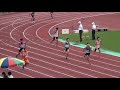 2018北九州市民体育祭陸上競技大会・中学男子4×100m予選第4組