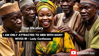 I AM ONLY ATTRACTED TO A MAN WITH MANY WIVES!! LADY CONFESSES..