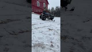 The Snow Mower #automobile #funnycarmemes #snowmobile #ridingmower #redneck #subscribe #carmemes