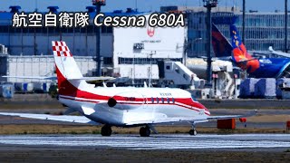 【4K】航空自衛隊セスナ680Aとホンダジェット 成田空港を離陸 / JASDF Cessna 680A and HA-420 HondaJet take off!  2020.3