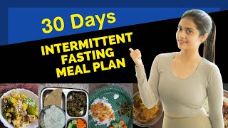 30 Days Intermittent Fasting Diet Plan for Weight Loss | Beginners Friendly | Somya Luhadia