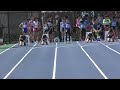 ㉗小学男子高学年100m9組目 第77回葛飾区民体育大会春季陸上競技大会20240421