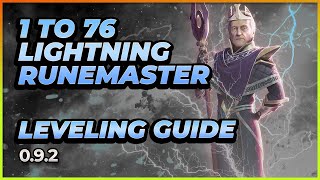 Last Epoch | 1 to 76 Lightning Runemaster | Leveling guide | 0.9.2