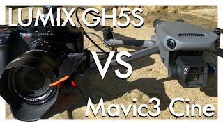 【カメラとドローン】LUMIX GH5SとDJI Mavic 3 Cineの映像比較【ProRes 422 HQ】