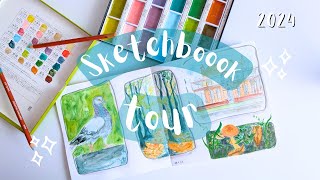 Sketchbook Tour | Last 2024 Sketchbook ✨