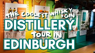 Visiting the COOLEST WHISKY \u0026 GIN DISTILLERY in Edinburgh | Holyrood Distillery tour