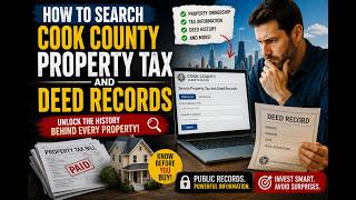 How to search Cook County property tax and deed records
