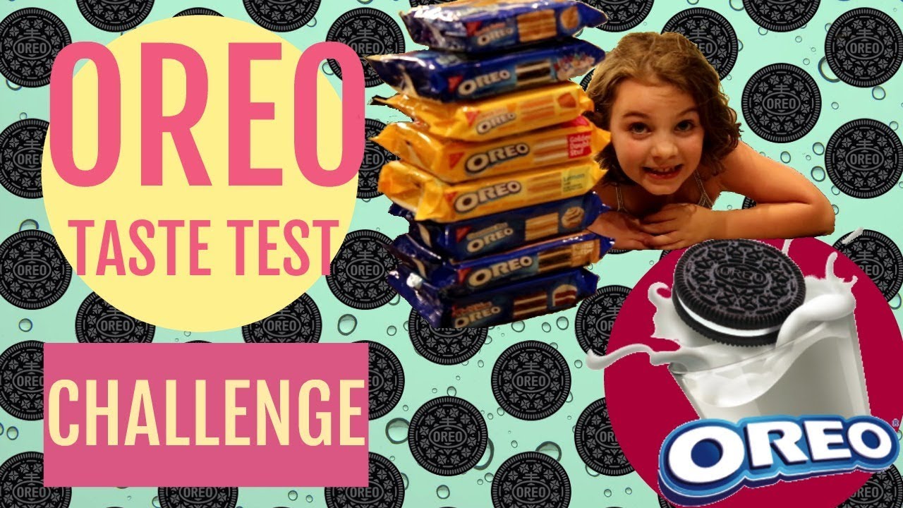 Oreo Taste Test Challenge Youtube