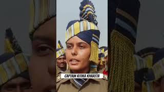 young lady officer signal core( captain ritika khareta) word’s ❤️ dream big (contingent cdr)signals