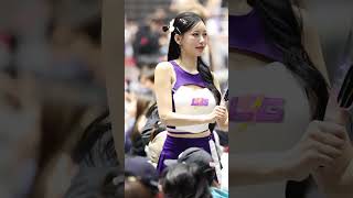 1208 台啤永豐雲豹 VS 臺北台新戰神#電豹女#李雅英 #basketball #cheerleader #kpop #美女 #fancam #dance