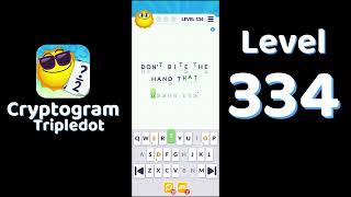 Cryptogram Tripledot Level 334 Answer | SolutionGuruji
