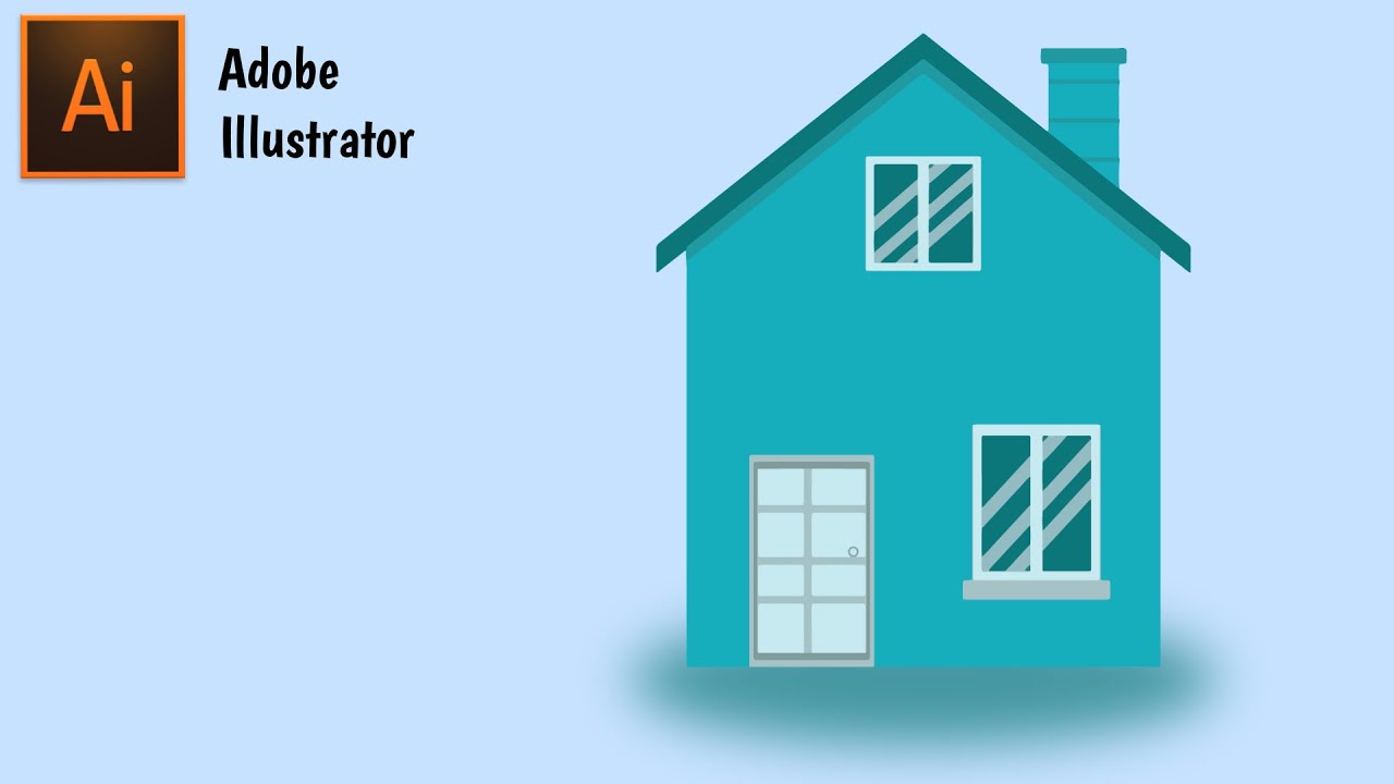 Flat Design Building Adobe Illustrator Tutorial Youtube