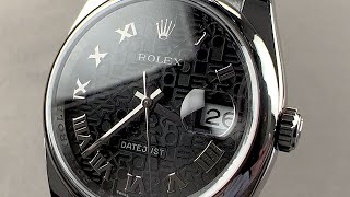 Rolex Datejust 36mm Jubilee Dial 116200 Rolex Watch Review