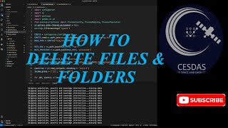 34. How to delete files and folders using python OS module.