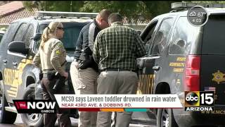 MCSO says Laveen toddler drowned in rain water