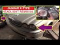 Jaguar X-TYPE Headlight Removal and Replacement. How to remove the headlight on X Type