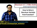 How to pass and return structure variable through function in c programming | by Sanjay Gupta