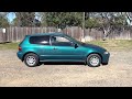 My TIME CAPSULE! 1995 Honda Civic VX Hatchback ALL STOCK