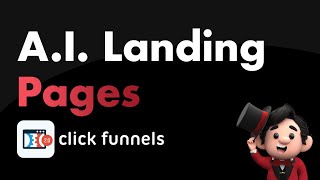 Build Landing Pages with AI in ClickFunnels